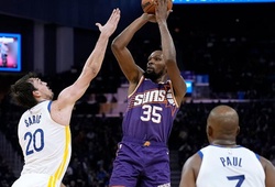 Kevin Durant giúp Phoenix Suns phá hỏng đêm khai mạc của Golden State Warriors