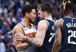 Bị trọng tài tuýt còi vì cà khịa Devin Booker, Doncic tiến gần án treo giò của NBA