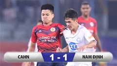 Quang Hải ghi bàn đẹp mắt, giúp Công an Hà Nội thoát thua Nam Định