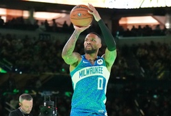 Bật chế độ “Dame Time" tại Indiana, Damian Lillard vô địch NBA 3-Point Contest năm thứ hai liên tiếp