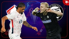00h45 ngày 12/12: Lille vs Sturm Graz 