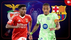 03h00 ngày 22/1: Benfica vs Barca