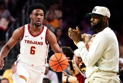 Con trai LeBron chơi trận đấu đầu tiên sau đột quỵ, tái hiện cú chase-down block khiến bố tự hào