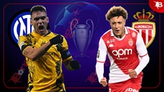 03h00 ngày 30/1: Inter vs Monaco