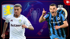 03h00 ngày 13/3: Aston Villa vs Club Brugge