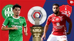 20h00 ngày 13/4: Saint Etienne vs Brest