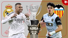 21h15 ngày 5/4: Real Madrid vs Valencia