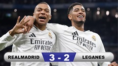 Real thắng kịch tính nhờ cú đúp của Mbappe, tạm bằng điểm với Barca