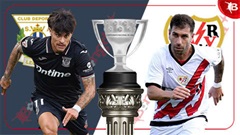 03h00 ngày 1/2: Leganes vs Vallecano