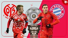21h30 ngày 14/12: Mainz vs Bayern