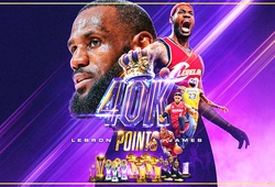 40 thống kê nhân dịp LeBron James cán mốc 40.000 điểm: Ngả mũ trước huyền thoại NBA (kỳ 1)