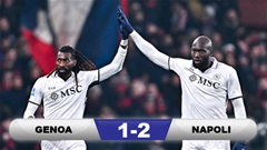 McTominay và Lukaku im tiếng, Napoli vẫn trở lại ngôi đầu bảng