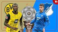 23h30 ngày 15/12: Dortmund vs Hoffenheim