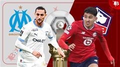 23h00 ngày 14/12: Marseille vs Lille