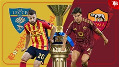 02h45 ngày 30/3: Lecce vs Roma