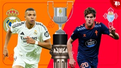 03h30 ngày 17/1: Real Madrid vs Celta Vigo,