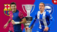 0h00 ngày 2/2: Barca vs Alaves