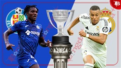 02h30 ngày 24/4: Getafe vs Real Madrid