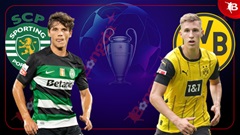 03h00 ngày 12/2: Sporting Lisbon vs Dortmund