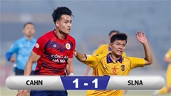 Công an Hà Nội chơi hơn người vẫn không thắng Sông Lam Nghệ An