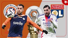 21h00 ngày 16/2: Montpellier vs Lyon  