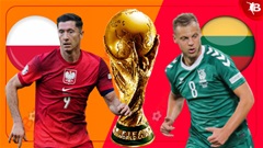 02h45 ngày 22/3: Ba Lan vs Lithuania