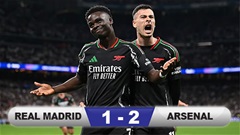 Biến Real Madrid thành cựu vương, Arsenal lừng lững vào bán kết