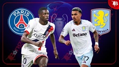 02h00 ngày 10/4: PSG vs Aston Villa