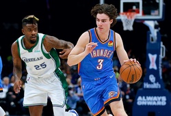 Rookie Josh Giddey lần thứ hai làm nên lịch sử, trở thành chủ triple-double trẻ nhất NBA