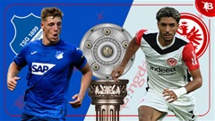 21h30 ngày 26/1: Hoffenheim vs Eintracht Frankfurt