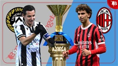 01h45 ngày 12/4: Udinese vs Milan