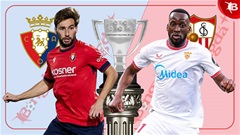 00h00 ngày 25/4: Osasuna vs Sevilla