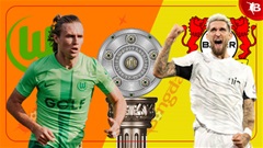 21h30 ngày 8/2: Wolfsburg vs Leverkusen