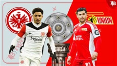 21h30 ngày 9/3: Frankfurt vs Union Berlin