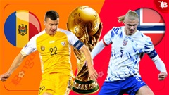 00h00 ngày 23/3: Moldova vs Na Uy