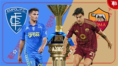 00h00 ngày 10/3: Empoli vs Roma