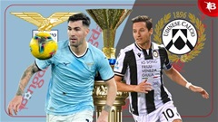 02h45 ngày 11/3: Lazio vs Udinese