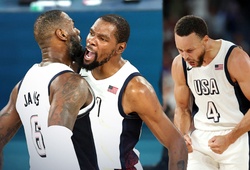 Stephen Curry ghi 36 điểm, cùng triple-double của LeBron giúp Mỹ ngược dòng nghẹt thở trước Serbia