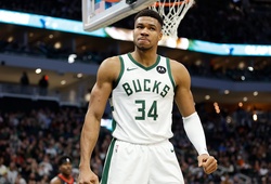 Giannis Antetokounmpo hoàn tất bộ chỉ số đặc biệt trong màu áo Milwaukee Bucks