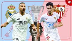 22h15 ngày 22/12: Real Madrid vs Sevilla