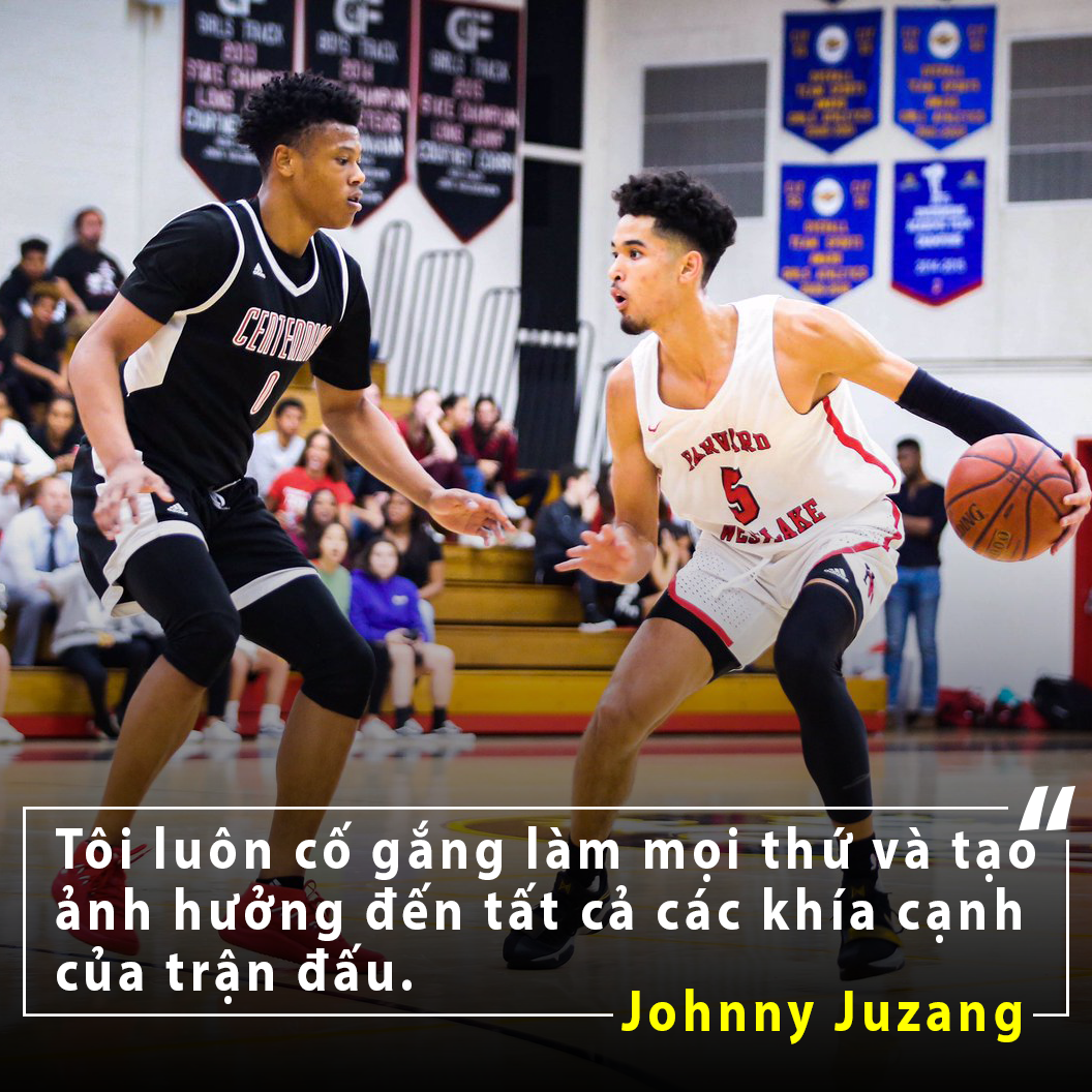 Johnny Juzang: tài năng bóng rổ gốc Việt và giấc mơ NBA