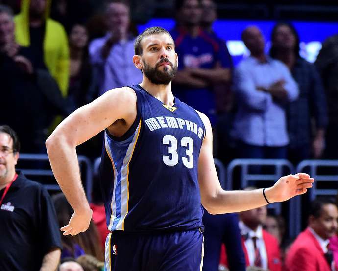 Gasol và các đồng đội thường chơi tốt trước các đội bóng lớn