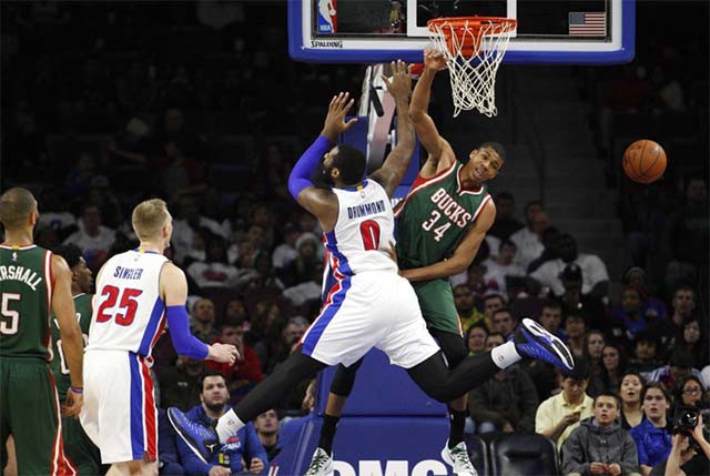 All-Star Andre Drummond sẽ chống đỡ như thế nào trước sức tấn công của The Greek Freak?