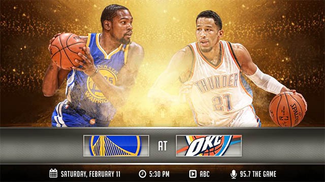 Trang Twitter của Warriors đáp trả với hành động sử dụng hình ảnh của…Andre Roberson đại diện cho OKC trong bài viết của họ về trận đấu này