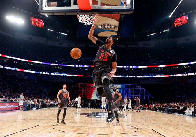 Anthony Davis của New Orleans lập kỷ lục All-Star Game với 52 điểm 
