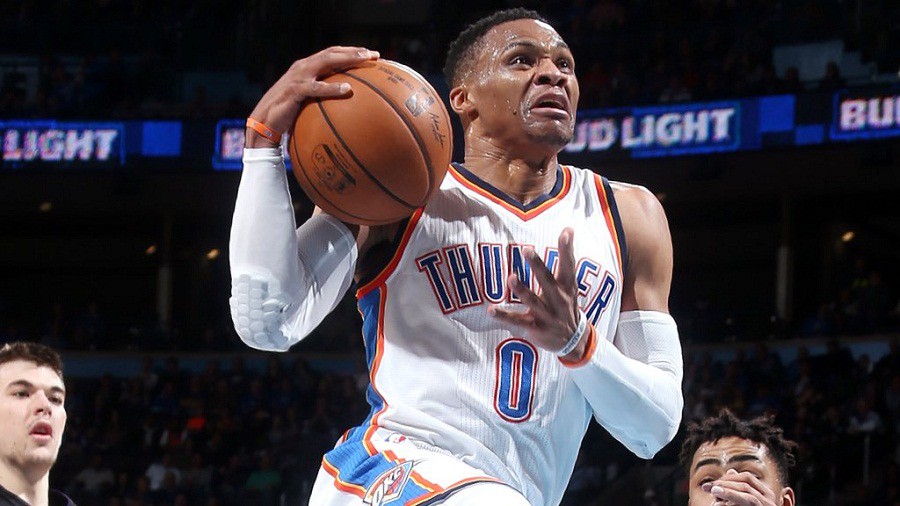 Thunder giờ là sân khấu riêng của Russell Westbrook