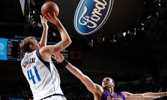 Cú ném 30.000 điểm của Nowitzki