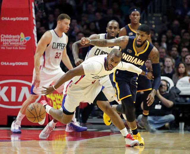 Thi đấu mệt mỏi và dứt điểm trượt rất nhiều trong hiệp 2 và hiệp 3, Clippers thua Pacers ngay trên sân nhà.