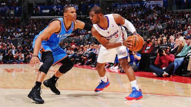 Westbrook  và C. Paul, ai trong 2 hậu vệ hàng đầu giải đấu này sẽ phải nhận chiến bại đầu tiên?