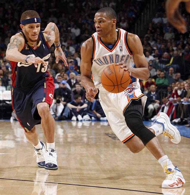 Russell Westbrook trong năm đầu thi đấu tại NBA...